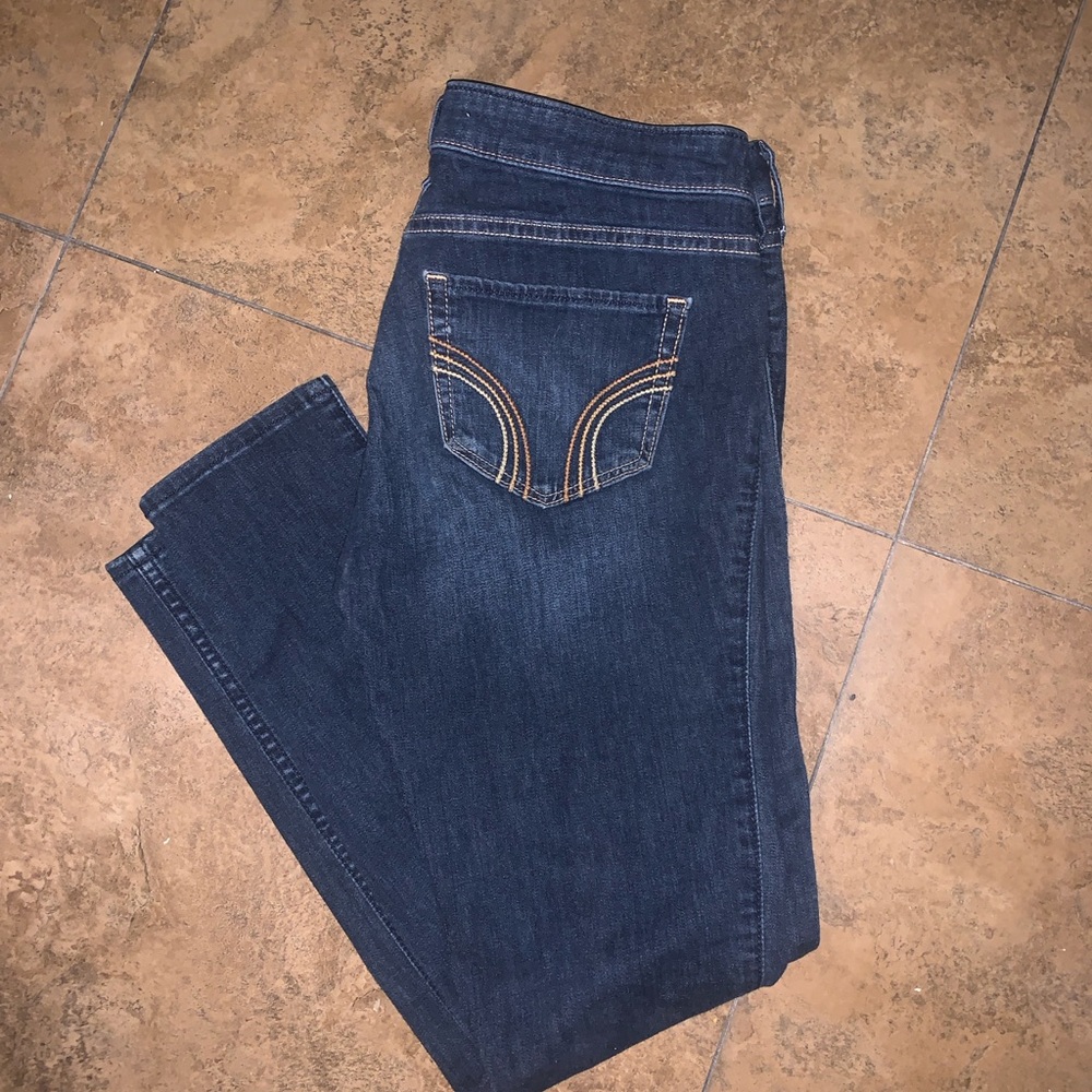 Hollister Blue skinny Leg Jeans Classic Style